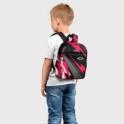 Детский рюкзак Chevrolet fast lines, цвет: 3D-принт — фото 2