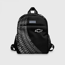 Детский рюкзак Chevrolet tire tracks, цвет: 3D-принт