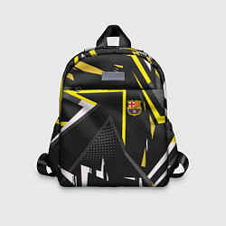Детский рюкзак ФК Барселона эмблема, цвет: 3D-принт