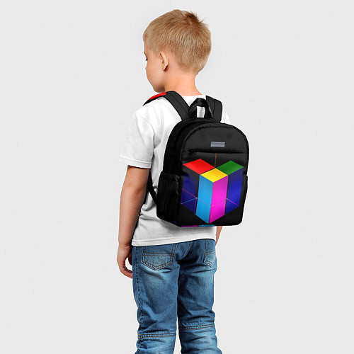 Детский рюкзак Многосторонний цветной куб / 3D-принт – фото 5