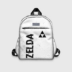 Детский рюкзак Zelda glitch на светлом фоне: надпись, символ, цвет: 3D-принт