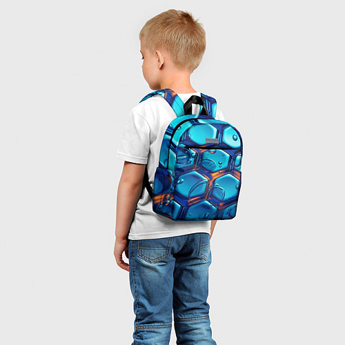 Детский рюкзак Водянистые наносоты / 3D-принт – фото 5