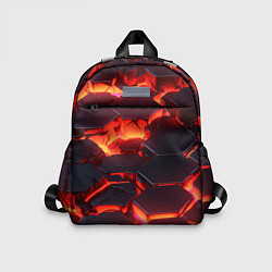 Детский рюкзак Огненные наносоты, цвет: 3D-принт