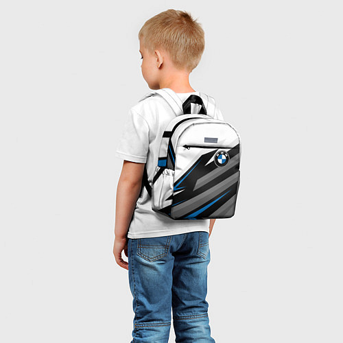 Детский рюкзак БМВ - спортивная униформа / 3D-принт – фото 5