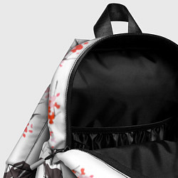 Детский рюкзак Цветущая сакура и солнце - Япония, цвет: 3D-принт — фото 2