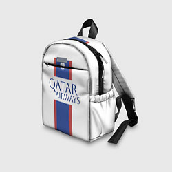 Детский рюкзак Мбаппе, белая форма, цвет: 3D-принт — фото 2