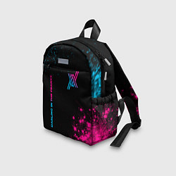 Детский рюкзак Darling in the FranXX - neon gradient: надпись, си, цвет: 3D-принт — фото 2