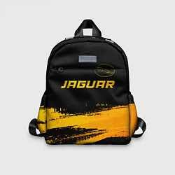 Детский рюкзак Jaguar - gold gradient: символ сверху, цвет: 3D-принт