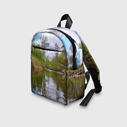 Детский рюкзак Красная байдарка, цвет: 3D-принт — фото 2