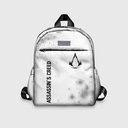 Детский рюкзак Assassins Creed glitch на светлом фоне: надпись, с, цвет: 3D-принт