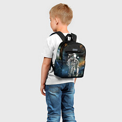 Детский рюкзак Космонавт-скейтбордист, цвет: 3D-принт — фото 2