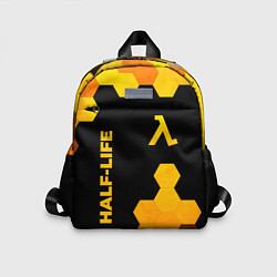 Детский рюкзак Half-Life - gold gradient: надпись, символ, цвет: 3D-принт