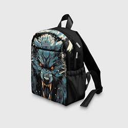Детский рюкзак Fantasy blue wolf, цвет: 3D-принт — фото 2