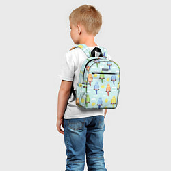 Детский рюкзак Попугайчики, цвет: 3D-принт — фото 2