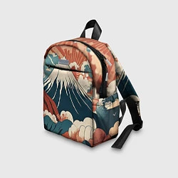 Детский рюкзак Ретро Фудзияма, цвет: 3D-принт — фото 2