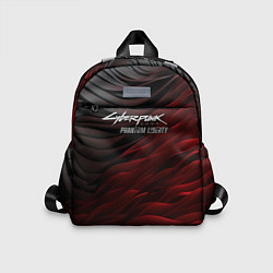 Детский рюкзак Cyberpunk 2077 phantom liberty black red