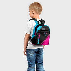 Детский рюкзак Evangelion - neon gradient: надпись, символ, цвет: 3D-принт — фото 2