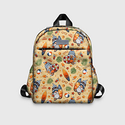 Детский рюкзак Гномы на пляже, цвет: 3D-принт