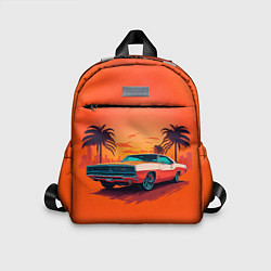 Детский рюкзак Ретро автомобиль, цвет: 3D-принт