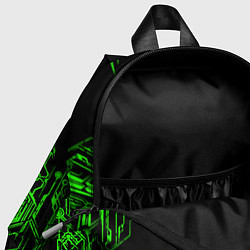Детский рюкзак Кислотный Киберпанк-модерн, цвет: 3D-принт — фото 2