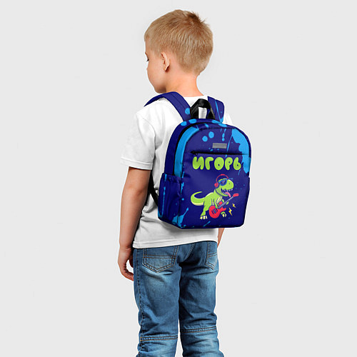 Детский рюкзак Игорь рокозавр / 3D-принт – фото 5