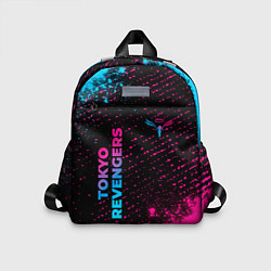 Детский рюкзак Tokyo Revengers - neon gradient: надпись, символ, цвет: 3D-принт