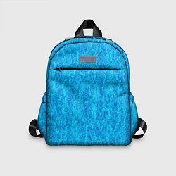 Детский рюкзак Абстракция лазурный голубой, цвет: 3D-принт
