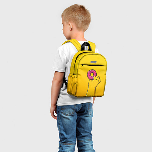 Детский рюкзак Гомер и пончик / 3D-принт – фото 5