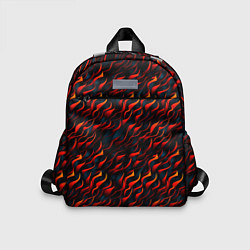 Детский рюкзак Оранжевые огоньки, цвет: 3D-принт
