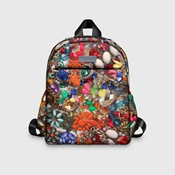 Детский рюкзак Камни и драгоценности, цвет: 3D-принт