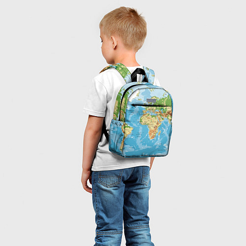 Детский рюкзак Атлас мира / 3D-принт – фото 5
