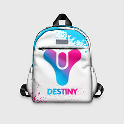 Детский рюкзак Destiny neon gradient style, цвет: 3D-принт