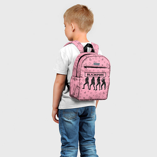 Детский рюкзак Blackpink силуэт / 3D-принт – фото 5