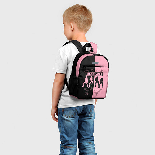Детский рюкзак Blackpink силуэт девушек / 3D-принт – фото 5