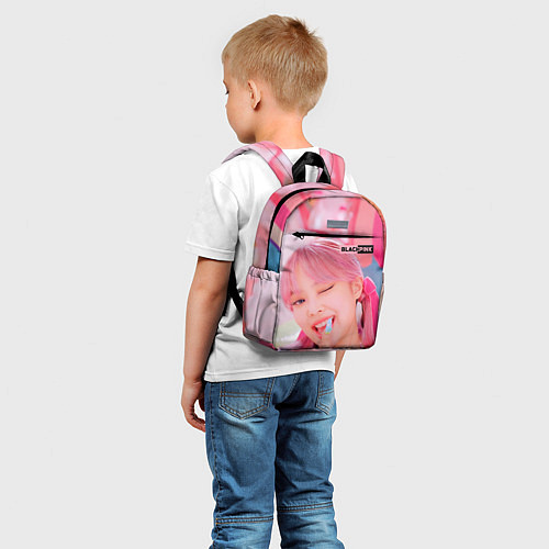 Детский рюкзак Jennie Black pink / 3D-принт – фото 5