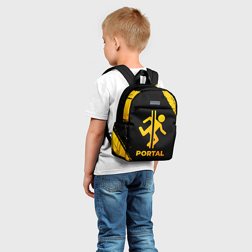 Детский рюкзак Portal - gold gradient / 3D-принт – фото 5