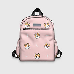 Детский рюкзак Pink corgi, цвет: 3D-принт