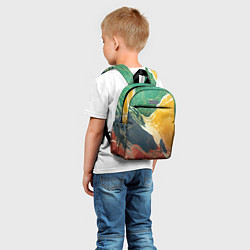 Детский рюкзак Мраморная радуга, цвет: 3D-принт — фото 2