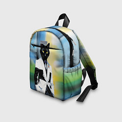 Детский рюкзак Cat fashionista - neural network - pop art, цвет: 3D-принт — фото 2