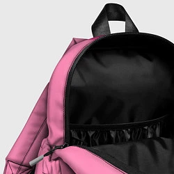 Детский рюкзак Группа Black pink на фоне оттенков розового, цвет: 3D-принт — фото 2