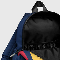 Детский рюкзак Труба в разноцветных полосах Jazz music, цвет: 3D-принт — фото 2