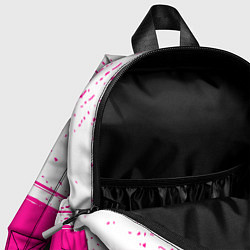 Детский рюкзак Death Stranding neon gradient style: символ сверху, цвет: 3D-принт — фото 2