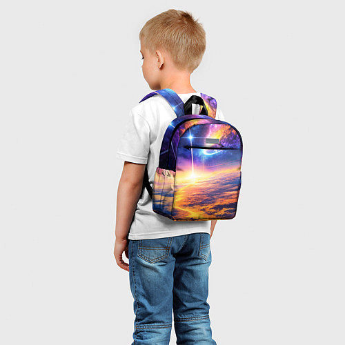 Детский рюкзак Космическая вселенная / 3D-принт – фото 5