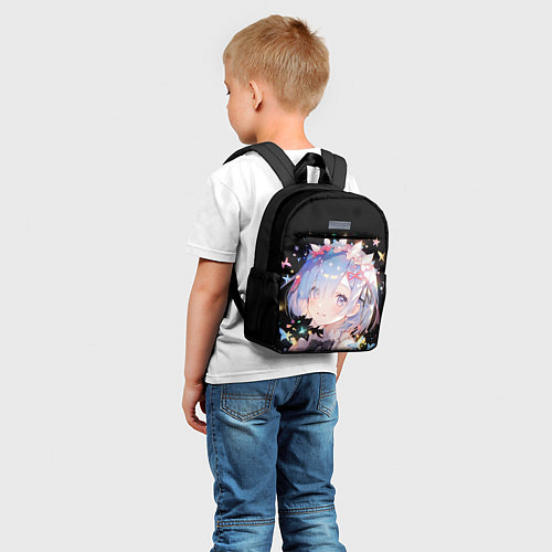 Детский рюкзак Рем из ре зеро - аниме / 3D-принт – фото 5
