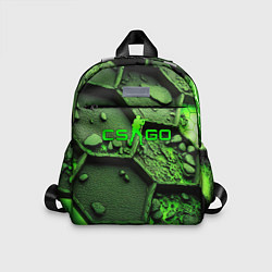 Детский рюкзак CSGO green abstract