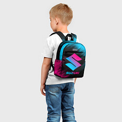 Детский рюкзак Suzuki - neon gradient, цвет: 3D-принт — фото 2