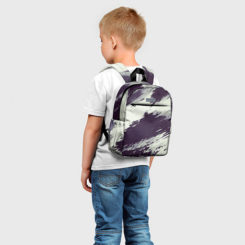 Детский рюкзак Размазанные мазки / 3D-принт – фото 5