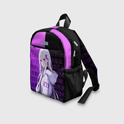 Детский рюкзак Эмилия тан в современности - ре зеро, цвет: 3D-принт — фото 2