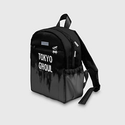 Детский рюкзак Tokyo Ghoul glitch на темном фоне: символ сверху, цвет: 3D-принт — фото 2