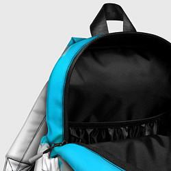 Детский рюкзак The Sims neon gradient style: надпись, символ, цвет: 3D-принт — фото 2